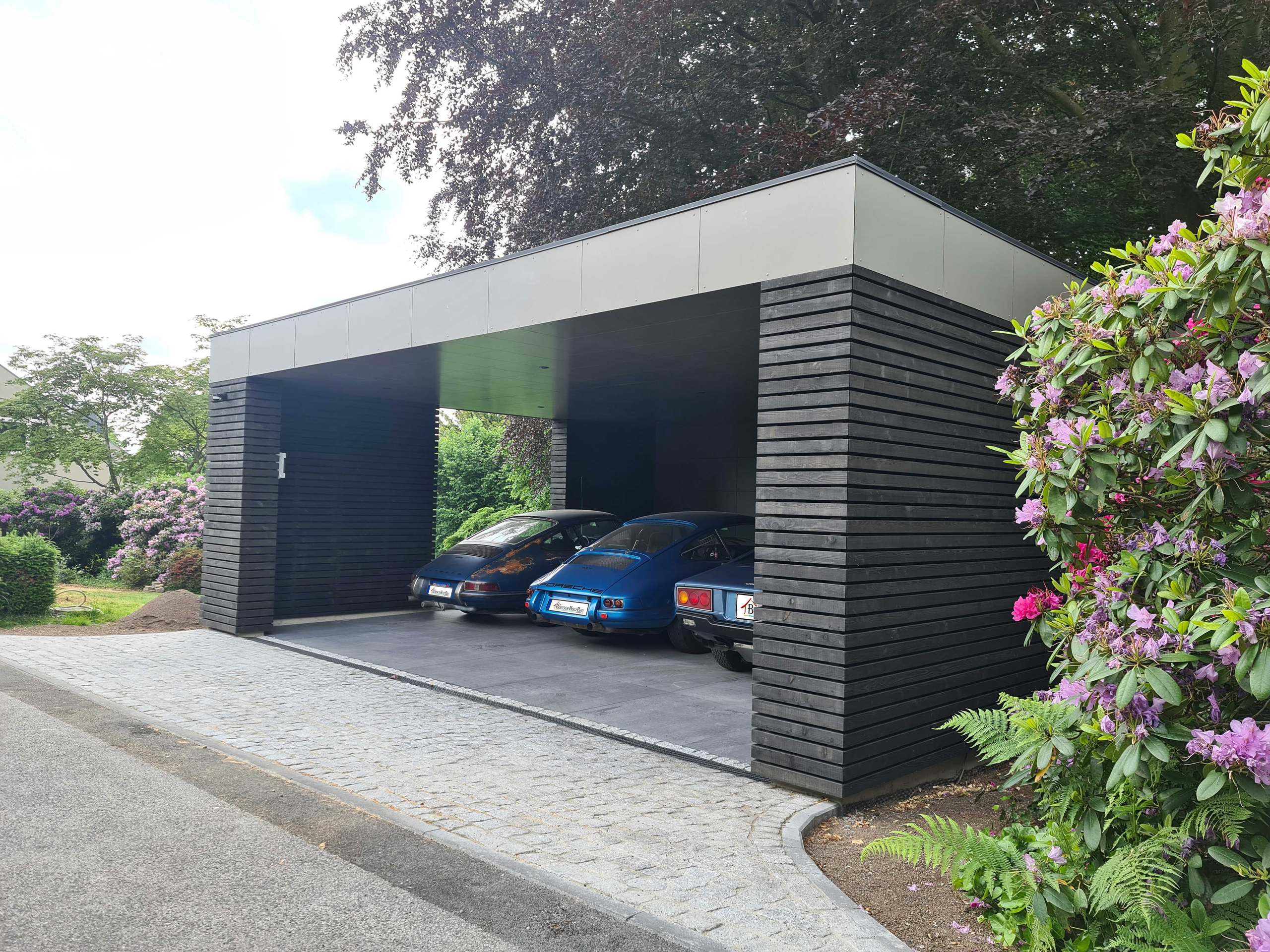 Carport in legno