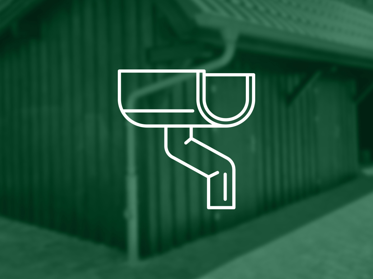 Rain gutter installation